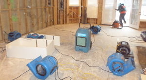 Water Damage Restoration In A Flooded Home